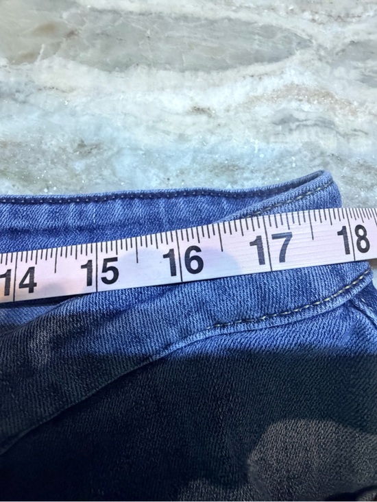 Levi Strauss Signature Size 20 Jeans Slim Straight Cuffed Medium Wash Stretch - Picture 8 of 10